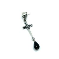 Mono orecchino Madame Black Donna in Argento MBORTFSIGON01 - MBORTFSIGON01